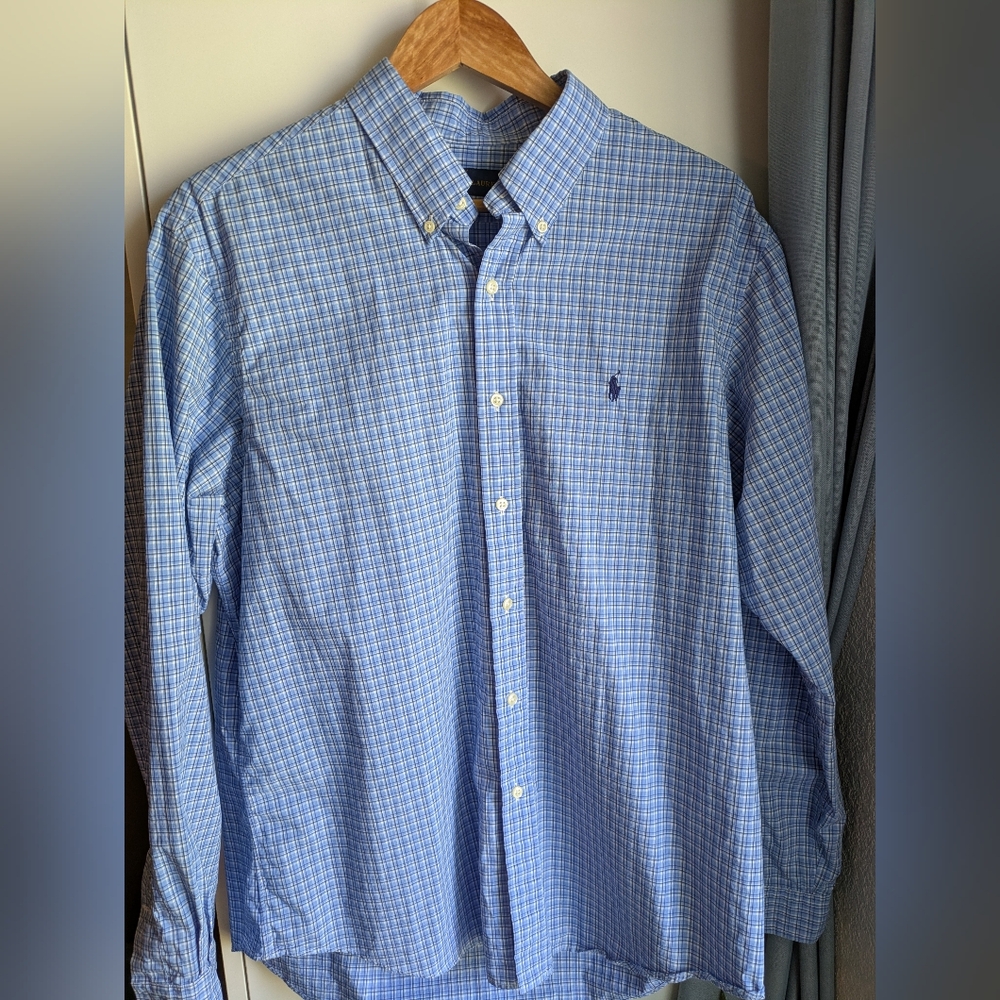 Polo Ralph Lauren Men's Classic Fit Oxford Button-Down Shirt--XL